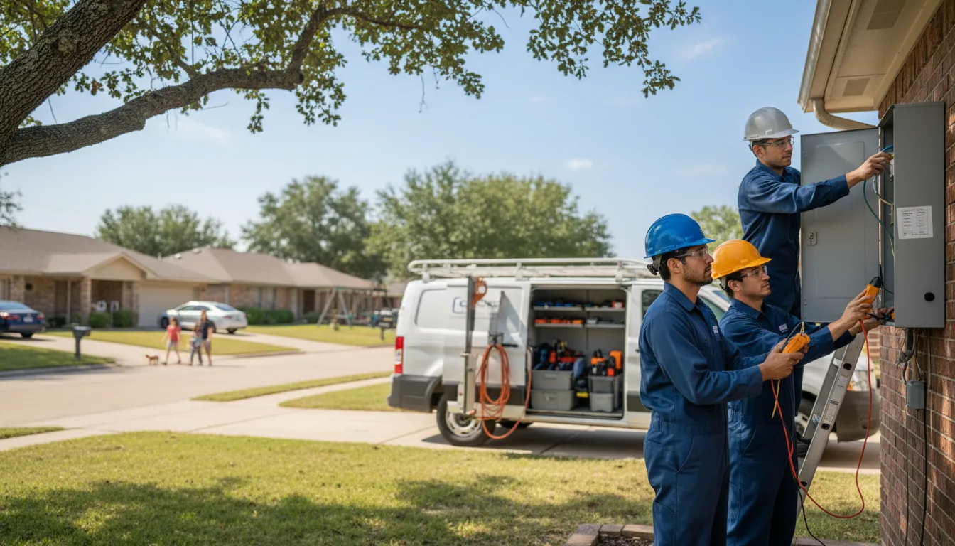 Certified electrician providing emergency electrical services in Kingston, MO